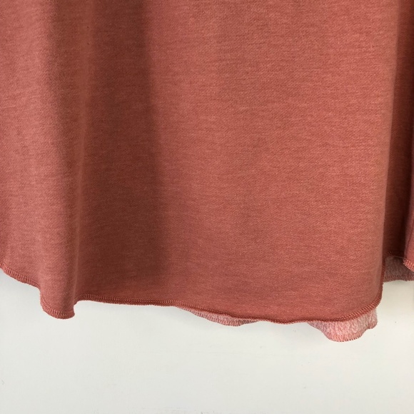 Independent Trading Co Cornell Oversized Collegiate V Neck Hoodie Sweatshirt - Picture 4 of 6